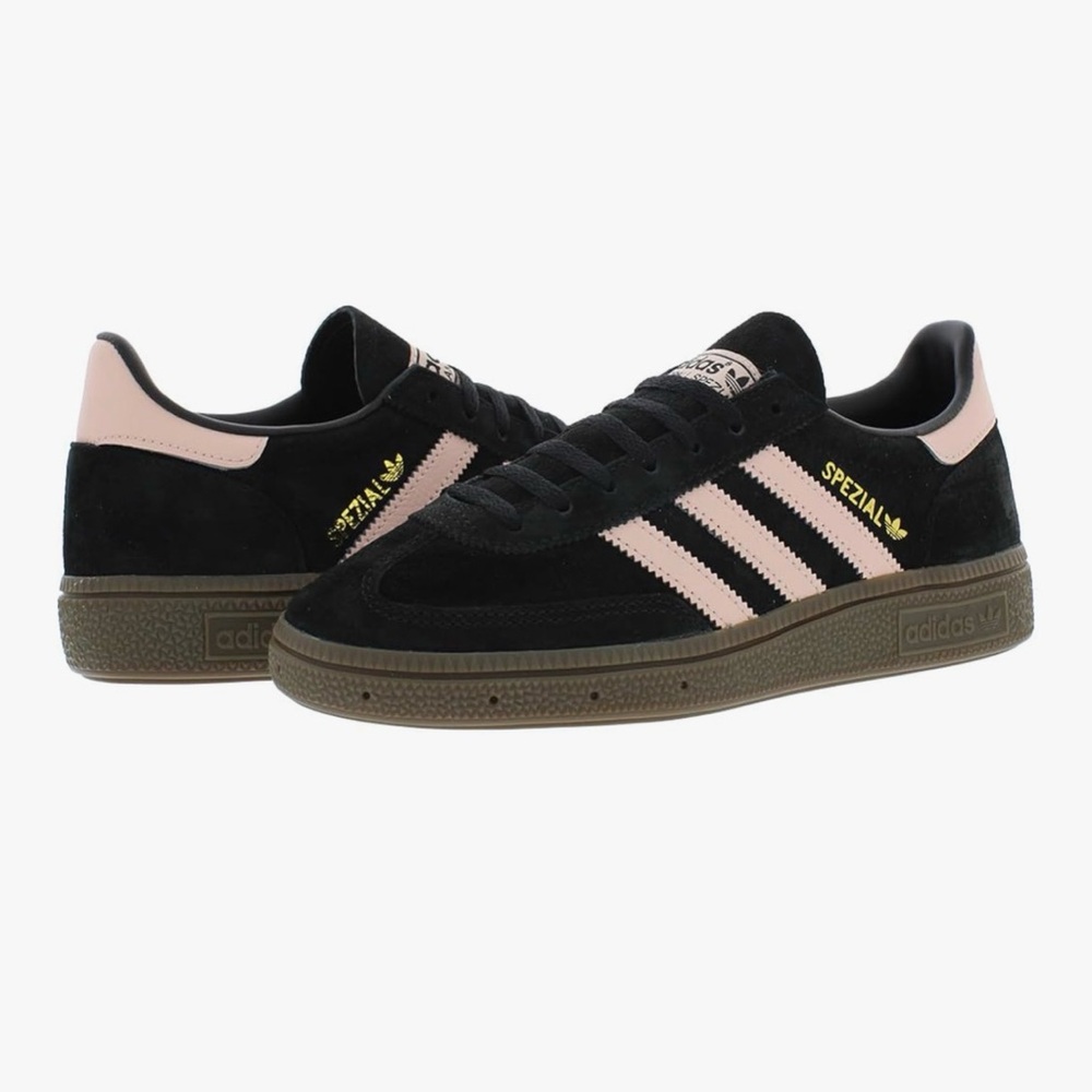 New Adidas Spezial W Black and Ice Pink Sneakers size 7.5